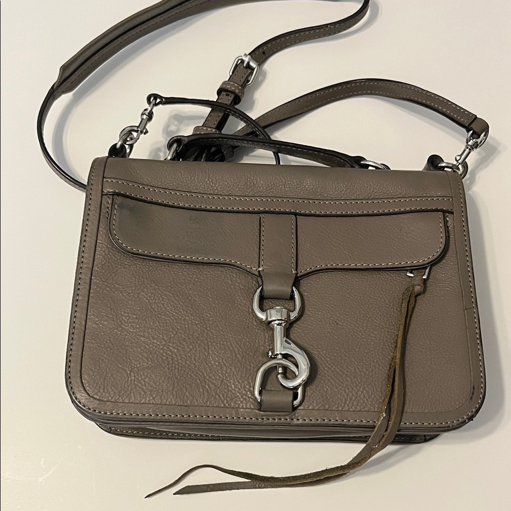 Rebecca Minkoff Gray Leather Crossbody Bag